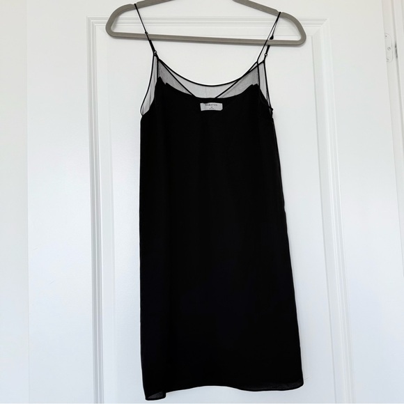Aritzia Babaton Slip Dress Black | Minor Flaw on Mesh - Picture 8 of 11